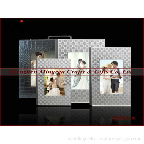 PU Leather Wedding Digital Crystal Acrylic Magazine Glass Photo Album,Wedding Albums